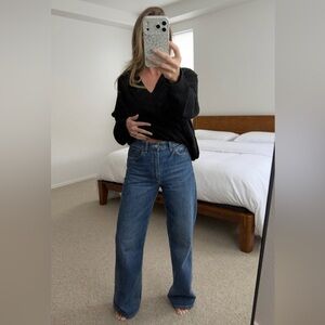 NWOT Zara Full Length Straight Leg Jeans